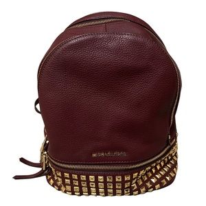 Michael Kors Rhea Zip Small Studded Backpack